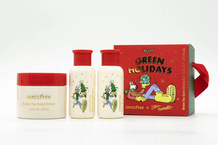 Green Tea Seed Cream Set 2021 Green Holidays Edition