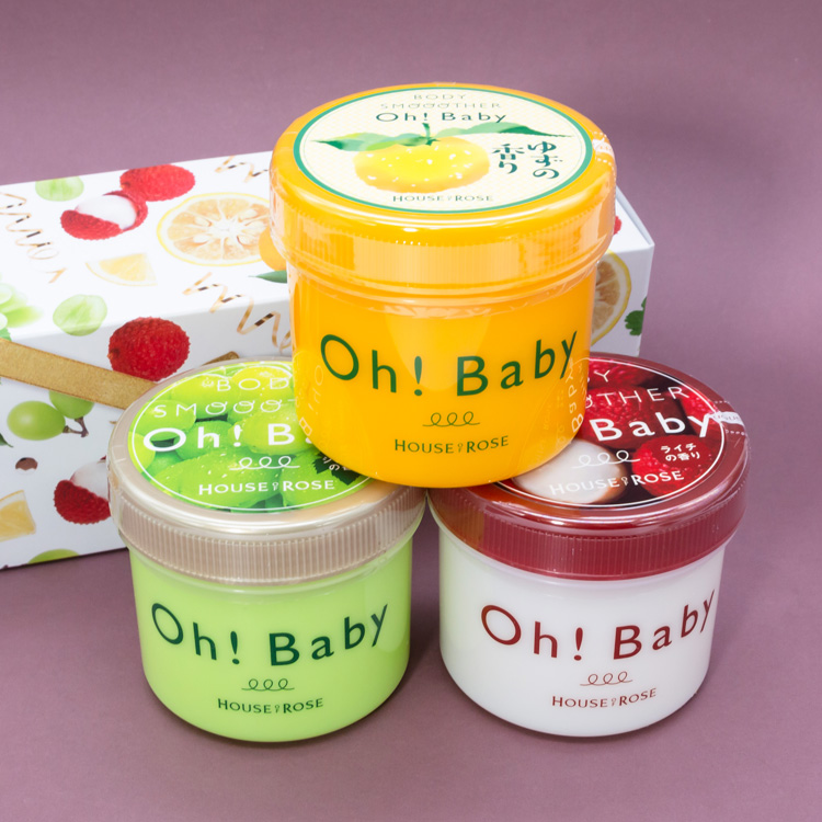 【Oh! Baby】大人気『ボディ スムーザー』からフレッシュな3種の香りを限定発売【2022年12月1日(木)～2023年1月31日(火)】